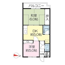 西宮北口駅 徒歩15分 1階の物件間取画像